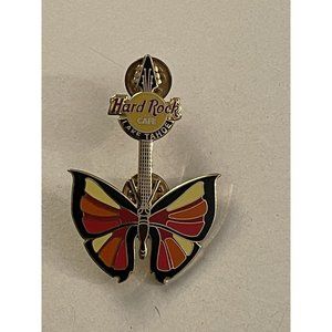 Hard Rock Cafe Pin Pinback Lane Tahoe Butterfly Guitar MA1